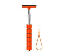 Retractable Car Rearview Mirror Wiper for Efficient Rain and Fog Removal on Vehicle Side Mirrors and Indoor Mirrors (orange)
