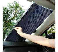 Retractable Car Sun Shade, Thermal Insulated, Fits Standard Windshields, Retractable Car Sun Shade