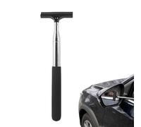 Retractable Car Window Squeegee - Portable Auto Glass Wiper for Windshield & Mirror Cleaning, Multi-Vehicle Accessory with Storage Case (Black)