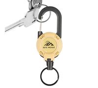 Retractable Carabiner, Telescopic Rope Loop | Retractable Telescopic Keychain, Elastic Buckle That Is Easy To Pull The Loop Rope For Loop-Loss Easy To Pull For Travelling And Hiking