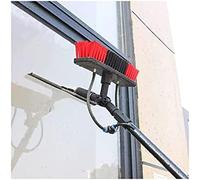 Retractable Carbon Fiber Window Cleaning Brush with Aluminum Pole for High-Altitude and Solar Panel Cleaning, Extendable Design