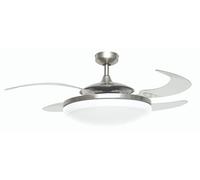 Retractable Ceiling Fan Fanaway Evo2 Endure Brushed Chrome