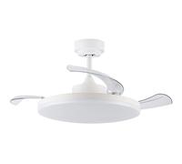 Retractable DC Ceiling Fan Stroll with LED & Remote
