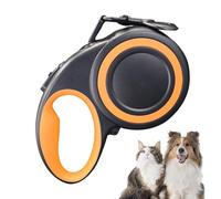 Retractable Chain For Dogs - Pet Walking Dog Chain,360degree Tangle-Free 5M Chain With Reflective Strip Convenient Retractable Strong Nylon Tape For Small/Medium/Large Cat
