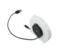 Retractable Charging Cable Reel Automatic 3m Type C Power Cord | This automatic retractable cable reel keeps your workspace tidy by quickly winding the charging cord after use.