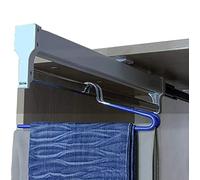 Retractable Closet Rod 30-60 cm Adjustable Hanging Clothes Bar Space-Saving Wardrobe Rail Top-Mount Garment Hanger for Easy nization and Storage Solutions.