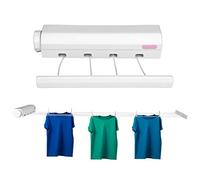 Retractable Clothesline Indoor Clothes Line Telescopic Washing Line Portable Telescopic Clothesline Clothes Drying Rope Hanger for Indoor Outdoor Supplies (four ropes)