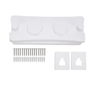 Retractable Clothesline, Space Saving 304 Stainless Steel Indoor Clothes Line Double Rope Clothing Drying Line for Balcony, Bathroom, Wall Mounted (White)