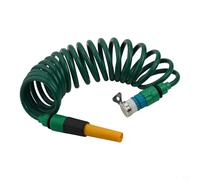 Retractable Coil Flexible Garden Water Hose, 5M/10M/15M, for Outdoor Watering and Car Washing, with Adjustable Spray Head and Quick-Connect Fittings(5M)