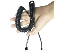 Retractable Coiled Coil Cord Spiral Telescopic Cable Wire 0.2mm 2 Square Electric Multicore Copper Cord 2p-10 Core(2core 0.2 square)