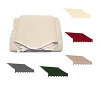 Retractable Commercial Sun Shade Fabric Waterproof Replacement Canopy for Outdoor Use 250cm 300cm 365cm Beige Size 13x10ft/400x300cm Perfect for Patios and Decks