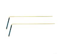 Retractable Copper Dowsing Rods 2-Pack for Water Finding(blue)