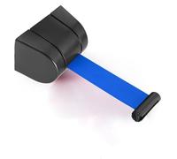 Retractable Crowd Control Barrier 32.81ft Wall-Mounted Safety Belt for Supermarkets/Airports - Effective Crowd Management System (Color: D)