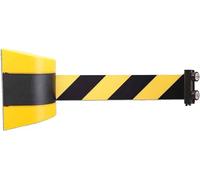 Retractable Crowd Control Belt 10M 33Ft Wall Mounted Queue Barrier Ribbon Outdoor Events