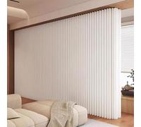 Retractable Divider Paper Screen Partition, Folding Portable Room Divider for Home Office Living Room Bedroom