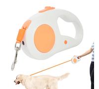 Retractable Dog Cable - 16.4ft Extendable Tractor, Ribbon with LED, Durable Dog Walking , Safety Control Accessory | for Park Training, Travel,
