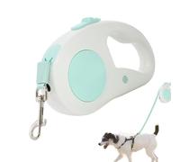 Retractable Dog Cable - Telescopic Tape for Pet Tractors, Retractable Dog Rope, 16.4 Feet Extendable Tape for Tractors with LED Light, for Pe Tractor