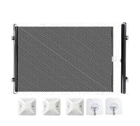 Retractable Dog Gate - Dog Retractable Gate,Suction Anti-Jump Foldable Fence Child-Proof Adjustable 19.69x49.21in for Doorway Hallway Bedroom Balcony Kitchen