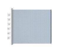 Retractable Dog Gate, Extra Wide Mesh Safety Gate For B-aby & Pets, No Drilling, Outdoor Pets Enclosure, Cat Mesh Barrier For Stairs, Doorways, Hallways, Porch, Indoor/Outdoor Use
