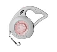 Retractable Dog Lead - 16 Ft Night Walking Rope - Dog Guide Tape with Brake for Large Medium Breed Training Outside Beach Yard Camping Walking