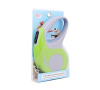 Retractable Dog Lead - 3M/5M Extendable Dog Leash, 360° Tangle-Free, Smooth & Durable Pet Lead for Dogs up to 15kg (Green, 3 Meter)