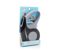 Retractable Dog Lead - 3M/5M Extendable Dog Leash, 360° Tangle-Free, Smooth & Durable Pet Lead for Dogs up to 15kg (Black, 3 Meter)