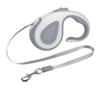 Retractable Dog Lead 5m, One-Hand Control Quick Lock Brake, Tangle-Free 360° Swivel, Strong Nylon Tape for Small Medium Dogs 5-25kg