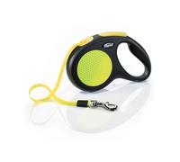 flexi New Neon Webbing Leash - 5m - M: up to 25kg