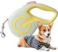Retractable Dog Lead, Dog Leash With Anti-Slip Handle, One-Handed Brake, Pause, Lock, Strong Nylon Tape Ribbon Leash For Small To Medium Dogs(Color:A,Size:M)