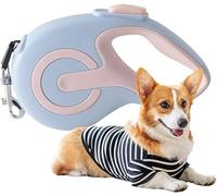 Retractable Dog Lead, Dog Leash With Anti-Slip Handle, One-Handed Brake, Pause, Lock, Strong Nylon Tape Ribbon Leash For Small To Medium Dogs(Color:D,Size:M)