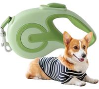 Retractable Dog Lead, Dog Leash With Anti-Slip Handle, One-Handed Brake, Pause, Lock, Strong Nylon Tape Ribbon Leash For Small To Medium Dogs(Color:C,Size:S)