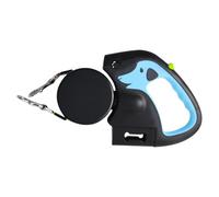 Retractable Dog Lead - Double-Headed Automatic Retractable | Telescopic Pet Lead | Dog Walking Rope | Extendable For | No- Pet With Soft Grip Handle