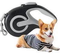 Retractable Dog Lead, No-Tangle Extendable Dog Lead For Up To 50 Kg Dogs, 5m Extendable Dog Lead, One-Handed Brake, Pause, Lock(Color:B,Size:M)