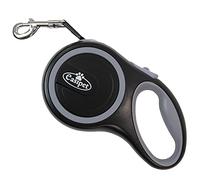 Retractable Dog Lead Training Pet Leash 5m or 8m Max 50kgs Extendable (Grey, 8 Metre Lead)