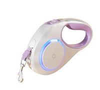 Retractable Dog Leads, LED Dog Lead, Automatic Telescopic Traction Rope, Non-Slip Dog Lead, Outdoor Dog Training Tool, Dog Walking Retractable Lead, Telescopic Dog, LED Lighted Dog