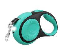Retractable Dog Leash,10/16ft Heavy Duty Puppy Tape Leash With Chew Proof Cable& LED Light,a Handed Brake & Lock for Small and Medium Dogs Up to 30Kg/66 Lbs