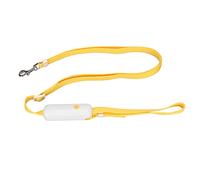 Retractable Dog Leash | 15kg Weight Limit with Snap Lock & Hanging Loop | Adjustable Nylon Leash for Small Medium Dogs/Walking/Training | Stylish Design (White)