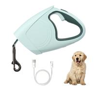 Retractable Dog Leash, 16Ft U-Shaped Dog Walking Lead with LED Light & Locking Button for Small Medium Large Dogs Up to 66 lbs