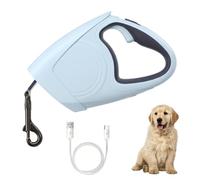 Retractable Dog Leash, 16Ft U-Shaped Dog Walking Lead with LED Light & Locking Button for Small Medium Large Dogs Up to 66 lbs