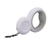 Retractable Dog Leash, 360 Degree No Tangled, Rechargeable LED Light, Medium Dogs Up to 30KG, ABS Nylon, Built in Poop Bag Holder with 6 Hour Usage Time