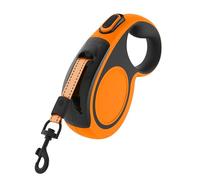 Retractable Dog Leash, 5M/16.4ft Dog Leash with 360° Tangle-Free Extended, with Anti-Slip Handle and Quick Brake Button for Large Dogs Up to to 110lbs/50kg brown M