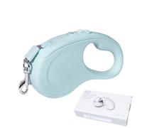 Retractable Dog Leash - 5M Long Smooth Retractable Strap - Suitable For Small To Medium-Sized Dogs Under 20Kg (Blue)