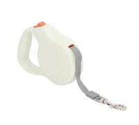 Retractable Dog Leash | Auto Adjustable 9.8ft Pet Leash for Walking/Camping/Travel | Strong & Long - lasting Traction Rope | One - Key Lock for Small Dogs & Cats (White)