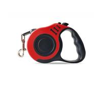 Retractable Dog Leash Automatic Telescopic Tractor Dog Tape, Pet Tape 10/16 FT Durable And Convenient, With Non-Slip Handle, Suitable For Small And Medium-Sized Dogs(Red,5m)