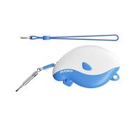 Retractable Dog Leash Hand Free, Cute Whale Shaped Pet Walking Leash with Wrist Strap for Puppy or Cat up to 35 lbs, One-Hand Brake, Tangle Free, 8.2 ft Strong Nylon Tape (Blue)