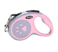 Retractable Dog Leash Heavy Duty 16Ft Tape Leash Tang le-Free with One-Button Control Comfortable Handle for Small Medium Dogs Red