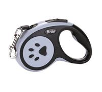 Retractable Dog Leash Heavy Duty 16Ft Tape Leash Tang le-Free with One-Button Control Comfortable Handle for Small Medium Dogs Black