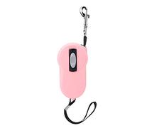 Retractable Dog Leash Heavy Duty Nylon Reflective Tape Free Lock Pet Leash for Outdoor Walking Hiking with Big Dogs Pink Blue 4.52x2.55 Inch (Pink)