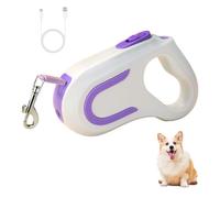 Retractable Dog Leash, Heavy Duty Retractable Pet Lead with A Mirror, Duty Nylon Tape Leash for Small & Large Dogs Cats