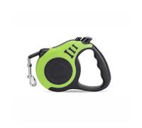 Retractable Dog Leash, Long Dog Tie Out Cable With Brake Button And Non_Slip Handle, With 1 Touch Locking System For Camping Or Yard(Vert,3meter)